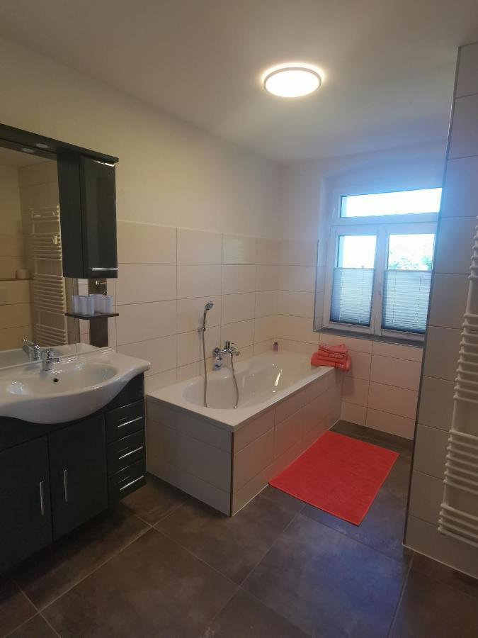 Ferienwohnung Wanderglueck Rathmannsdorf Exterior foto