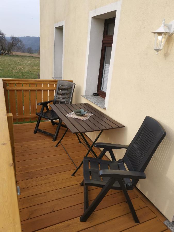 Ferienwohnung Wanderglueck Rathmannsdorf Exterior foto
